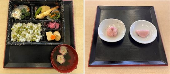 春のお花見弁当