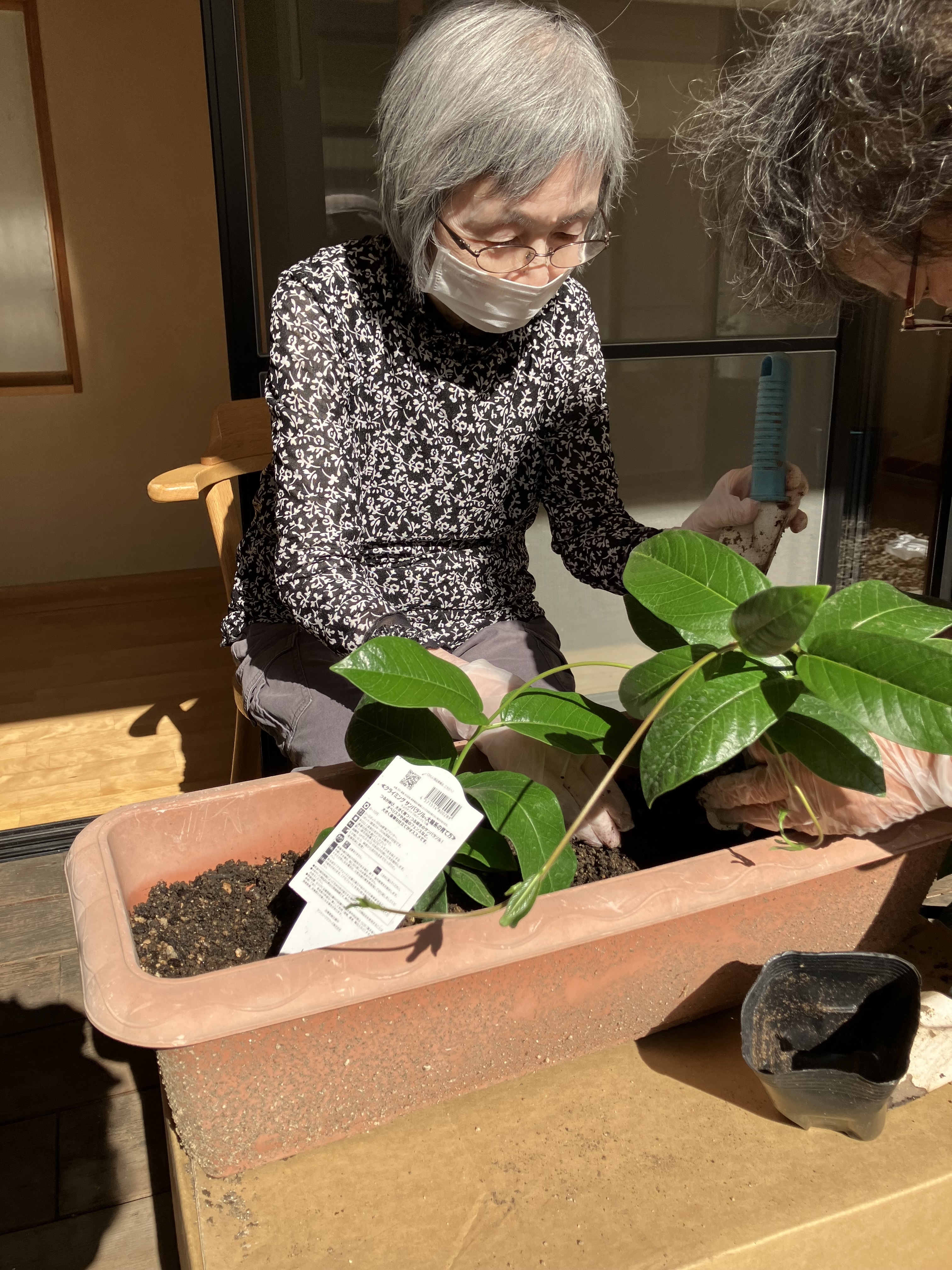 花苗を植えました～グループホーム～