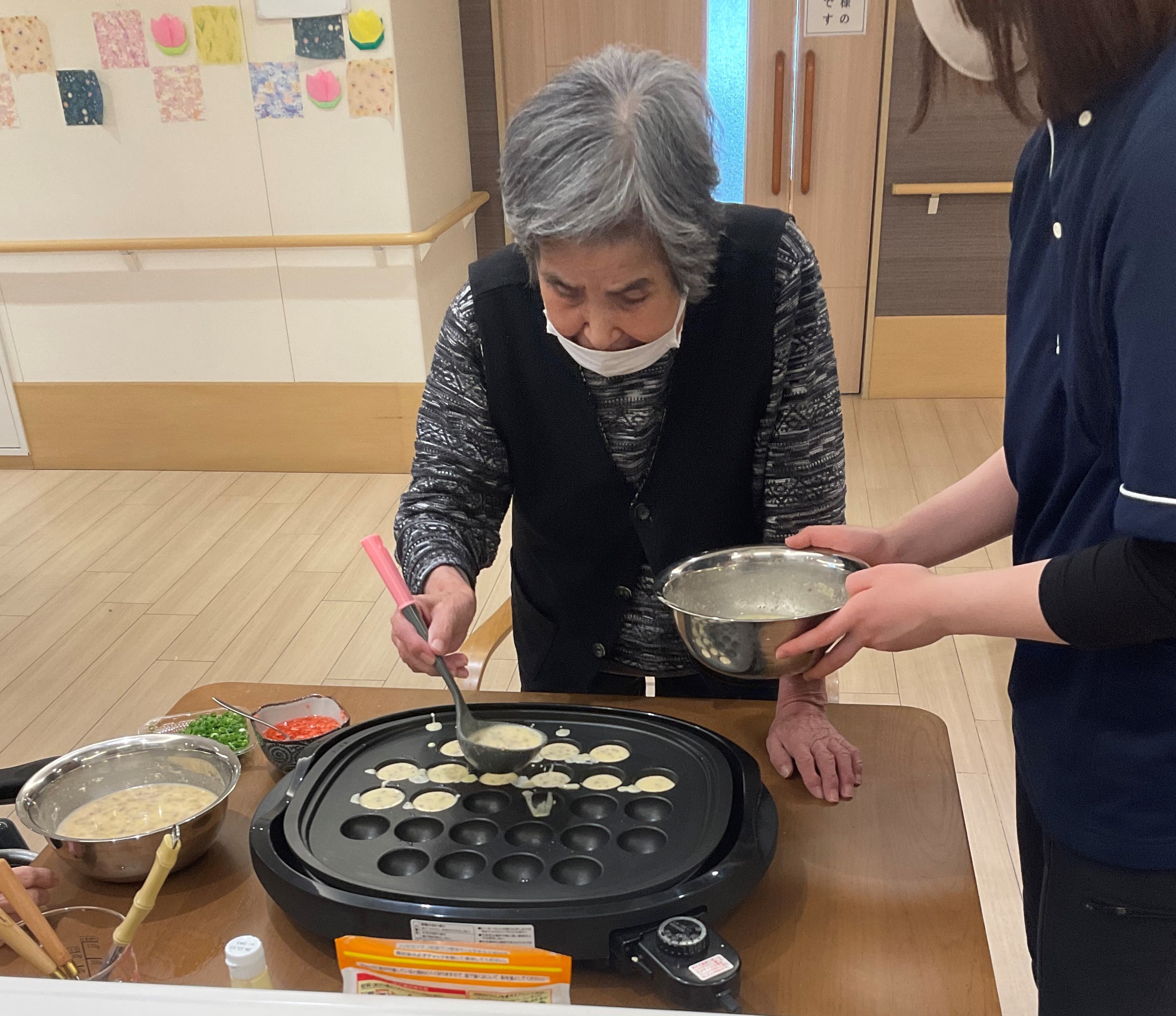 たこ焼きパーティー＊＊花菖蒲ユニット＊＊