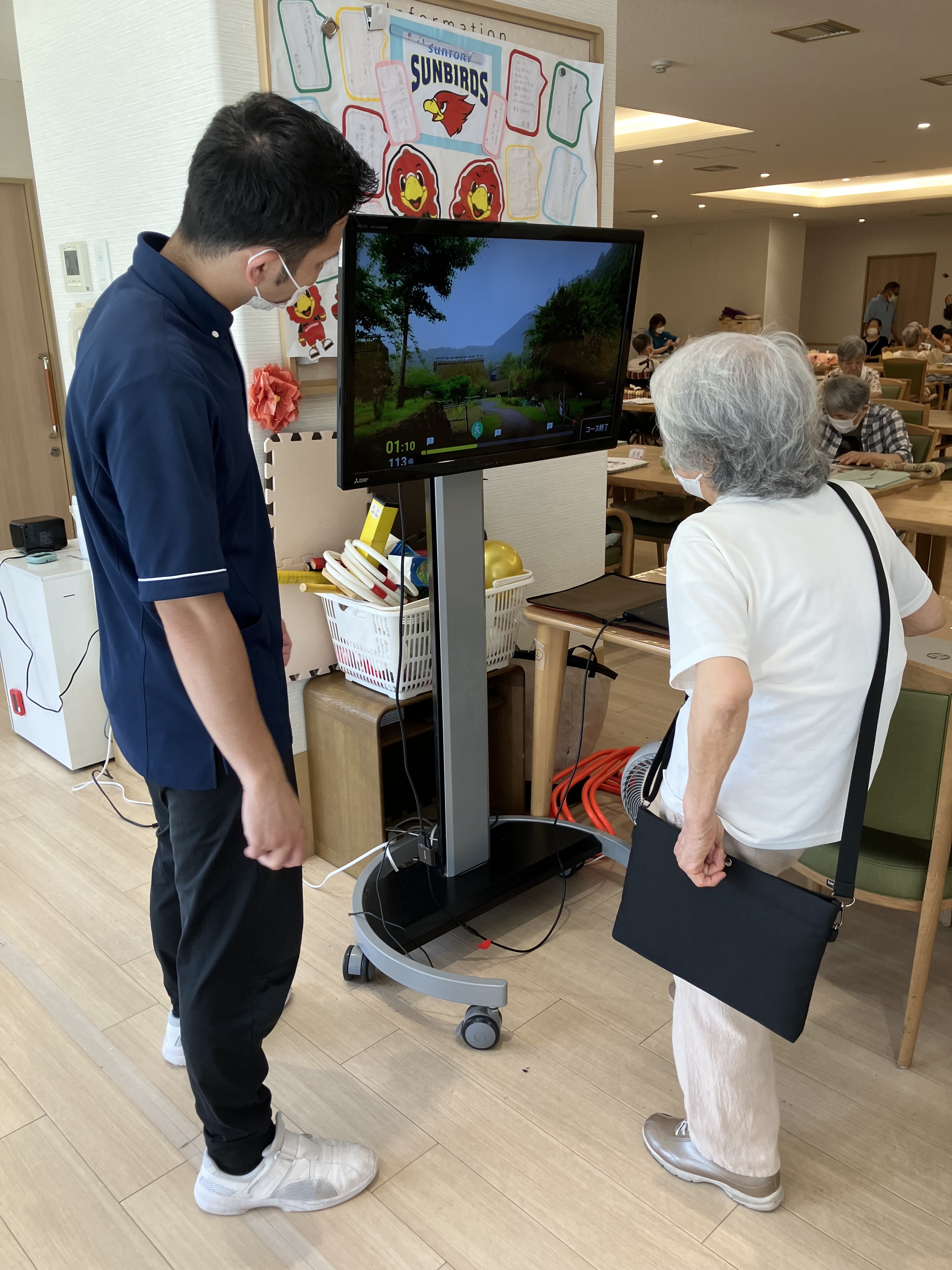 リハビリの様子　＊＊デイサービス＊＊