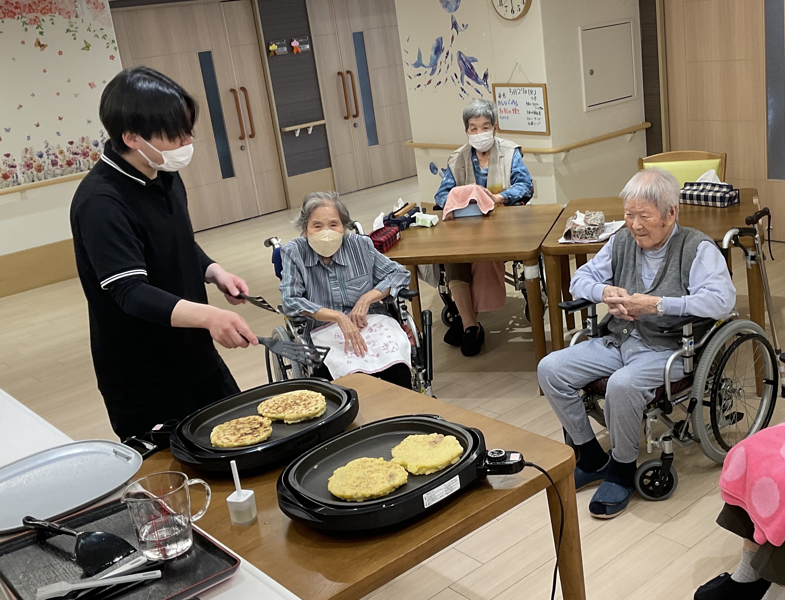 お好み焼きパーティー＊＊紫陽花ユニット＊＊